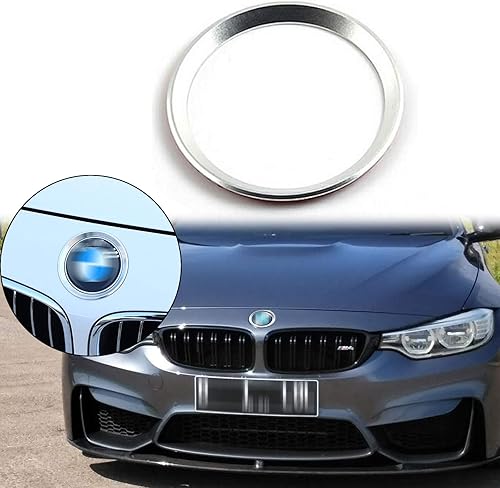 Xotic Tech - 1 pieza de emblema para el maletero del capó delantero y trasero compatible con BMW 1 3 5 6 7 Z X Series M3 M4 E36 E46 E90 (plateado) -