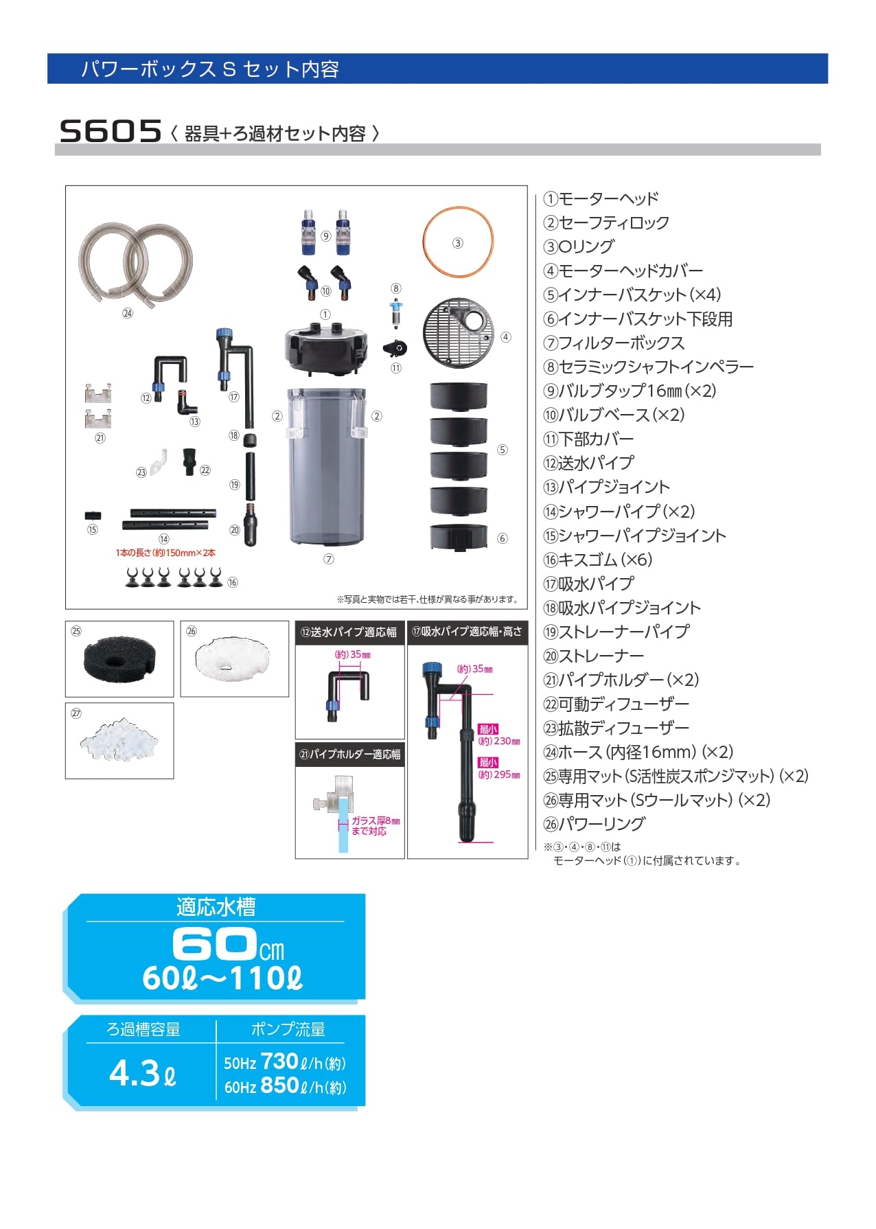 Amazon | コトブキ パワーボックス S605 | ノーブランド品 | 水槽