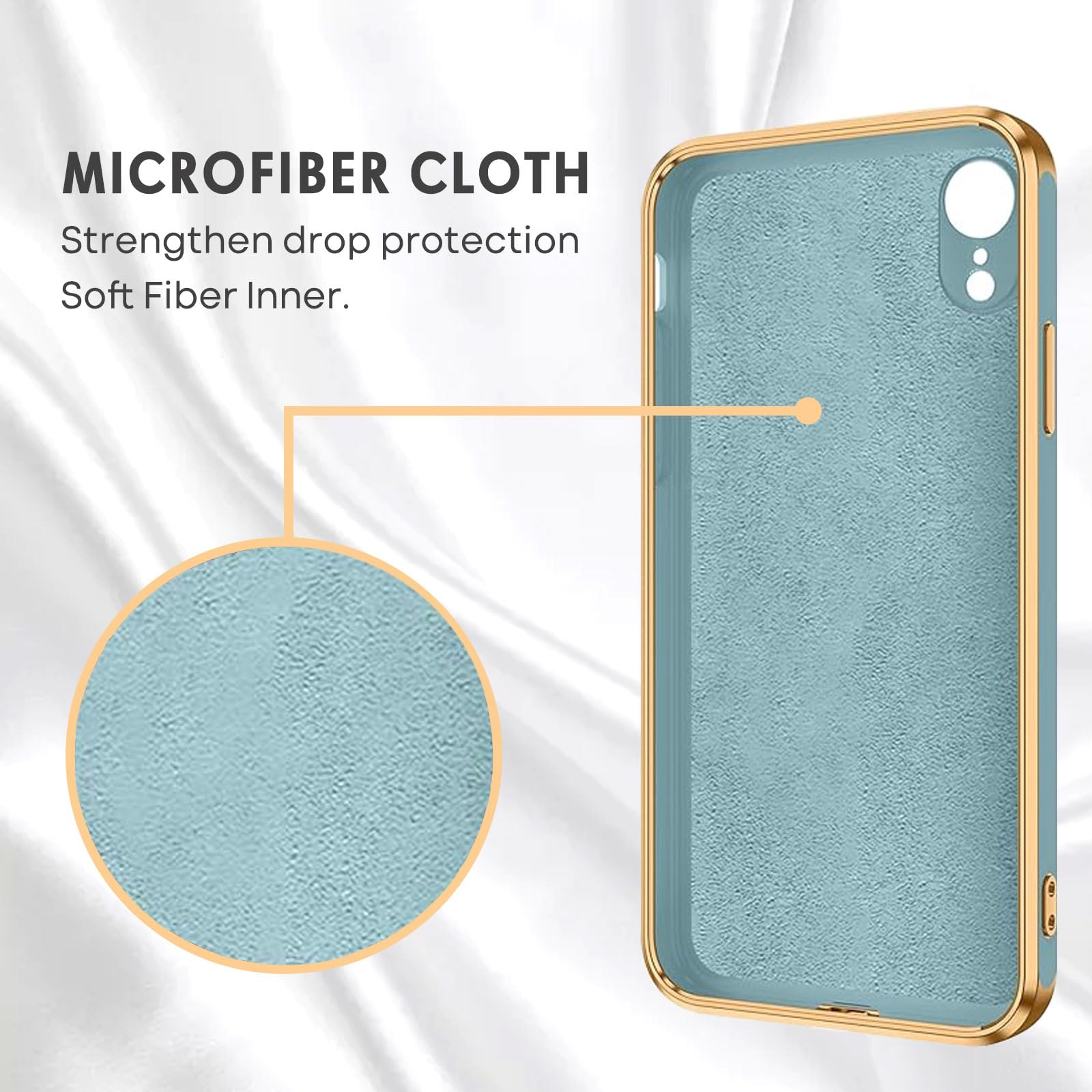 SouliGo Coque De Protection Compatible Avec IPhone XR - En TPU Souple - Avec Anneau De Support à