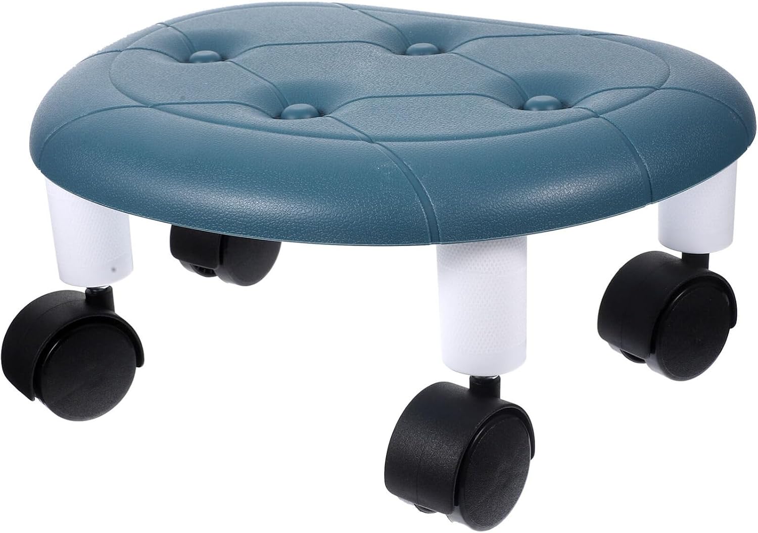 UPKOCH Low Rolling Stool Rotation Multi-Functional Shoe Stool Space-Saving Design Strong Load-Bearing Capacity for Home Use and Small Areas