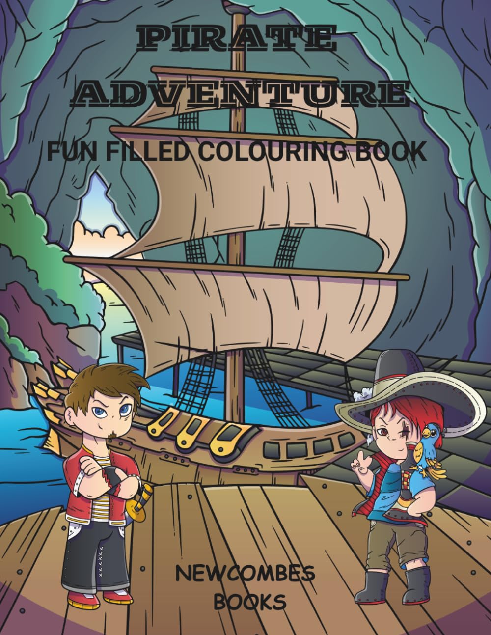 Pirate Adventure: Fun filled colouring book