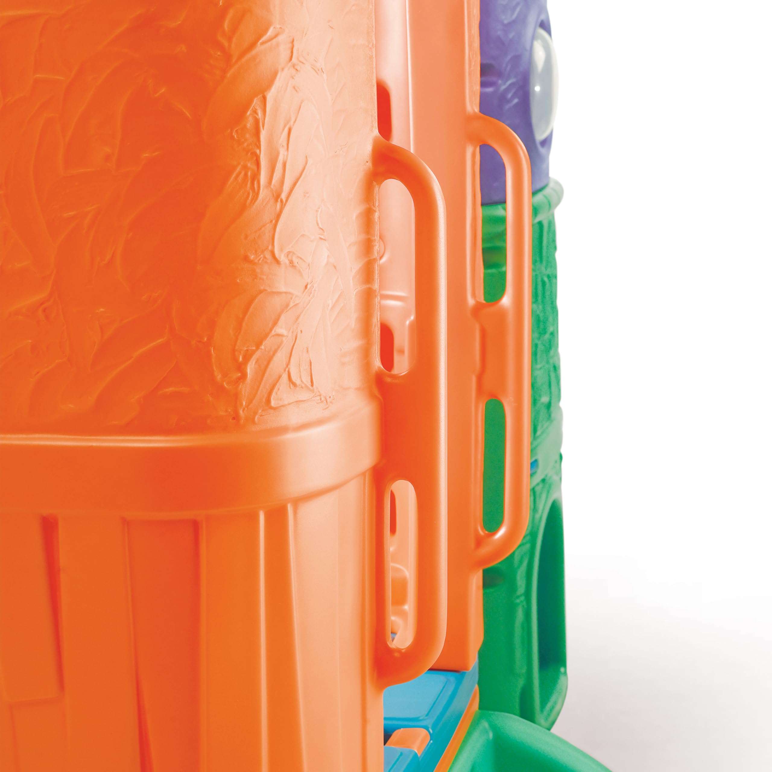 Step2 Clubhouse Climber Parco giochi con 2 scivoli | Torre di gioco per bambini XXL/casa di gioco per bambini in plastica