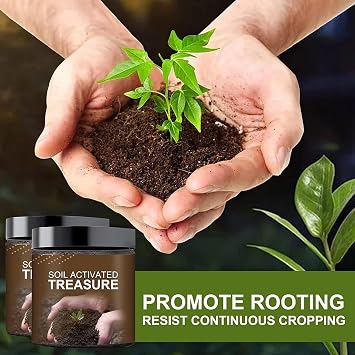 200g Soil Activated Treasure -You Will Be Amazed! Premium Soil Activated Essence Flower Fertilizer, Activators for Raised Garden Beds, Potting Mix, Lawns