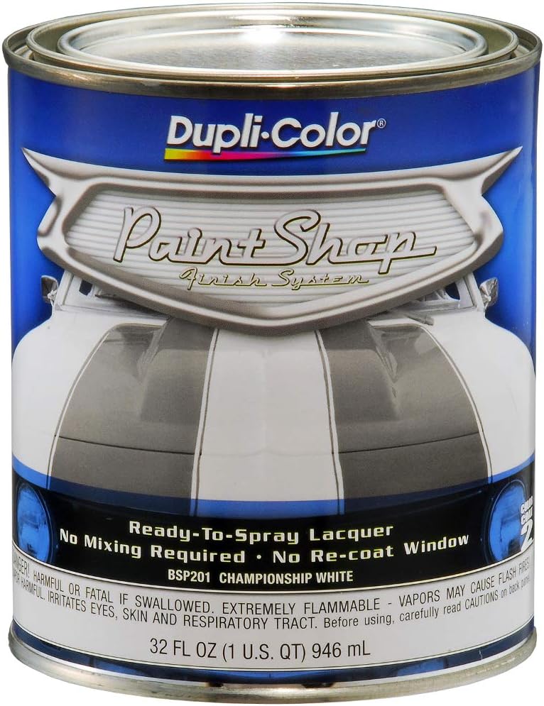 Dupli-Color (BSP201-2 PK) 'Paint Shop' Championship White Finish System Base Coat - 1 Quart, (Case of 2)
