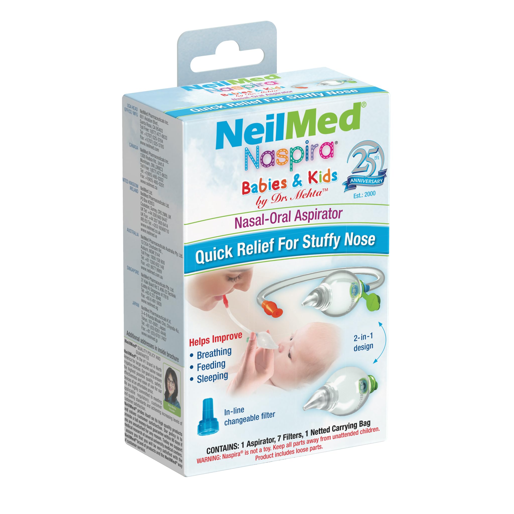 Naspira Nasal Oral Aspirator for Baby's Stuffy Nose