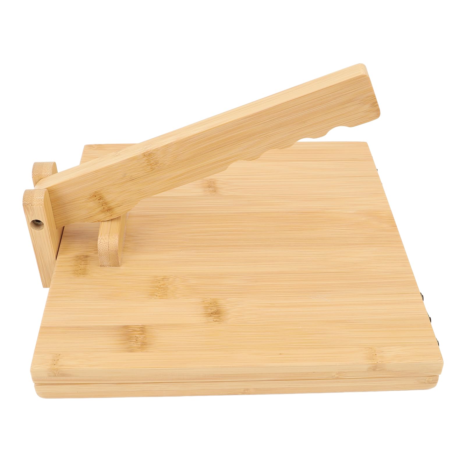 Prensa de Tortillas de Madera con Rodillo y Papel Pergamino, Ideal para la Cocina Casera
