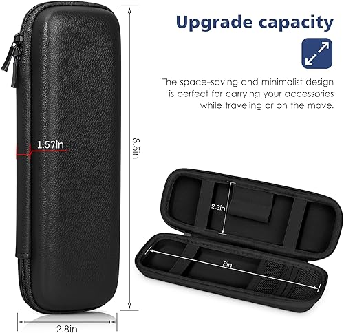 Miniatura 2 de DTTO Funda protectora rígida de piel sintética para accesorios de iPad Pencil Pro, Apple Pencil (12 generación), lápiz Apple Pencil (USB-C), color