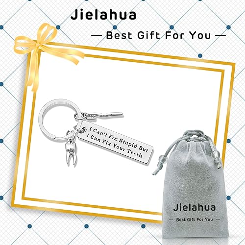 Miniatura 7 de Regalos de agradecimiento para dentistas higienistas dentales, llavero para mujeres y hombres