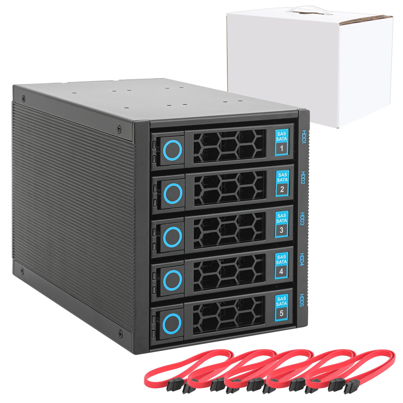 Rack Mobile Remplaçable à Chaud Pour Disques Durs SSD/HDD 2.5" Ou 3.5" - Sans Plateau, Interface SATA, Voyants D'alimentation