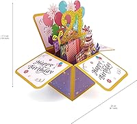 Vista 50 de Tarjeta de cumpleaños número 18 – Tarjeta de cumpleaños encantadora para niñas que cumplen 18 años – Ideal para hijas, nietas y sobrinas