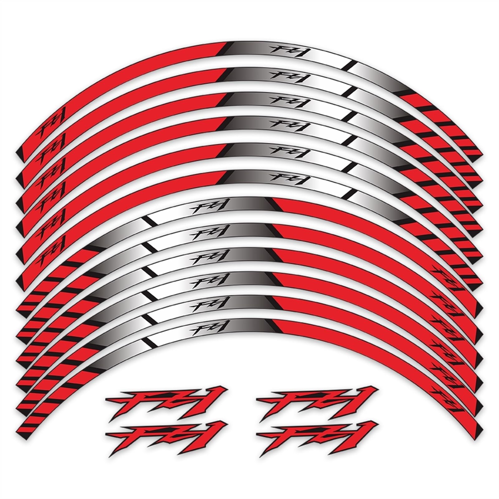 Motorcycle Wheel Stickers for Yamaha FZ1 FZ 1 FZ-1 Wheel Rim Sticker