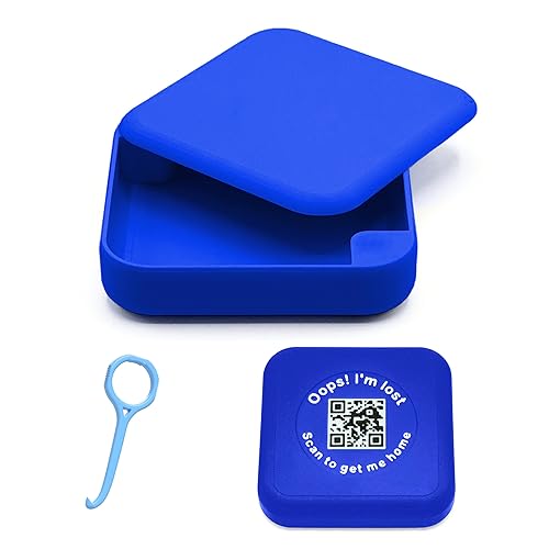 Kasse Invisalign Case by nCase  Modern Aligner & Retainer Case with QR Code Recovery  Magnetic Twist Open  3D Printed in the USA  Secure Travel