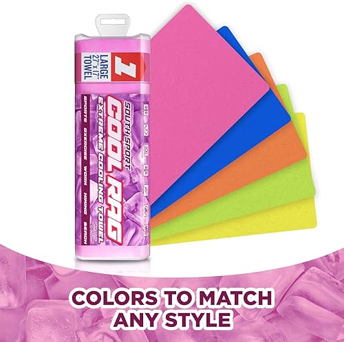 Miniatura 7 de Cool RAG - Toalla de enfriamiento extremo para aliviar el calor, toalla de enfriamiento de PVA para entrenamiento, gimnasio, correr y para otros