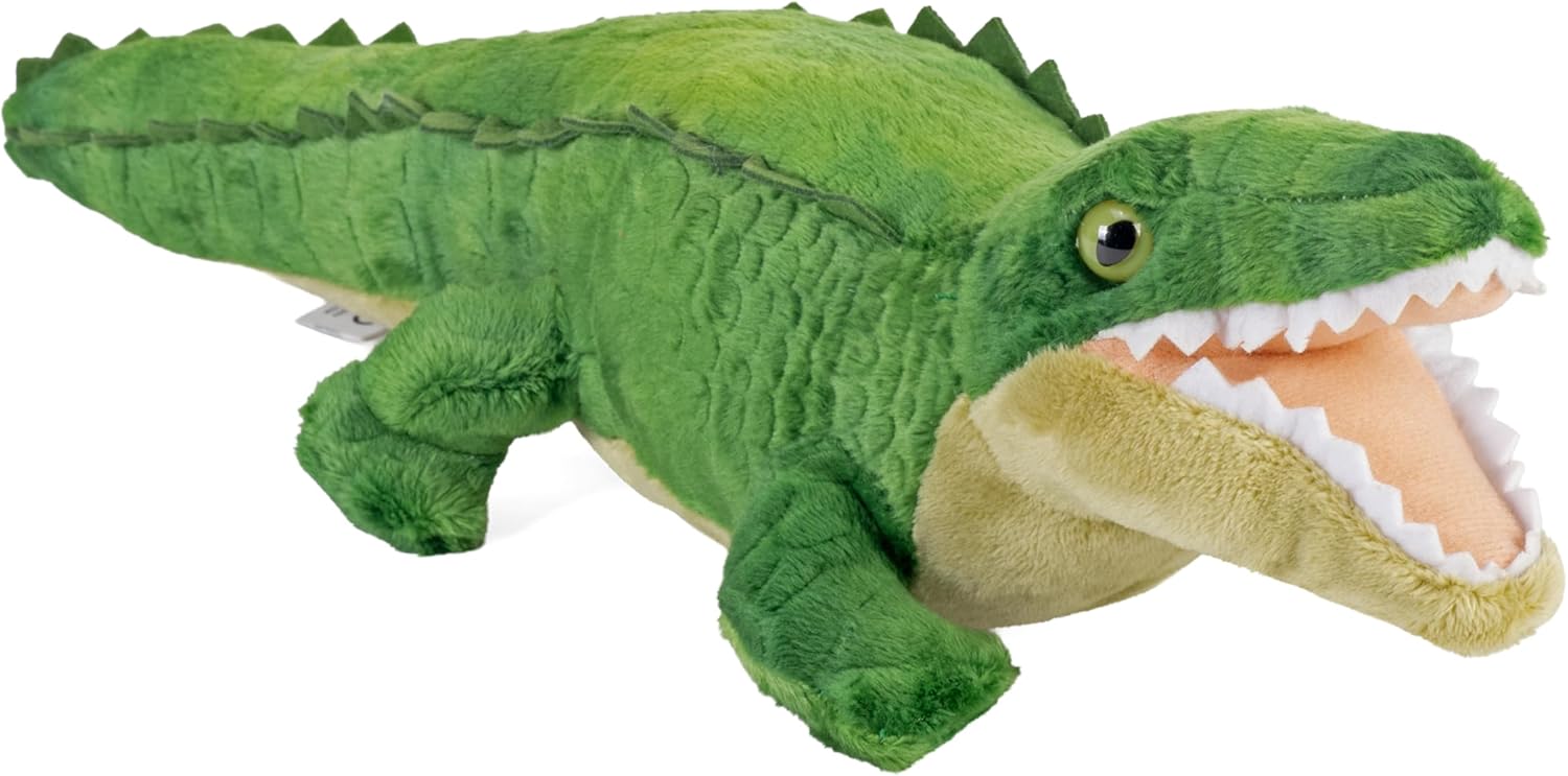 Wild Republic Alligator Plush, Stuffed Animal, Plush Toy, Gifts for Kids, Cuddlekins 8 Inches