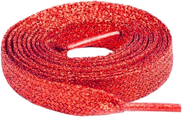 Premium Flat Glitter Metallic Fashion Sneakers Shoelaces