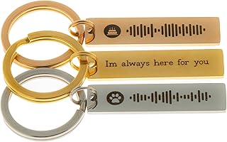 Personalized Music Code Keychain | Custom Song Code Gift | Personalized Keyring |Girlfriend Birthday Gift |Anniversary Song Code Keychain
