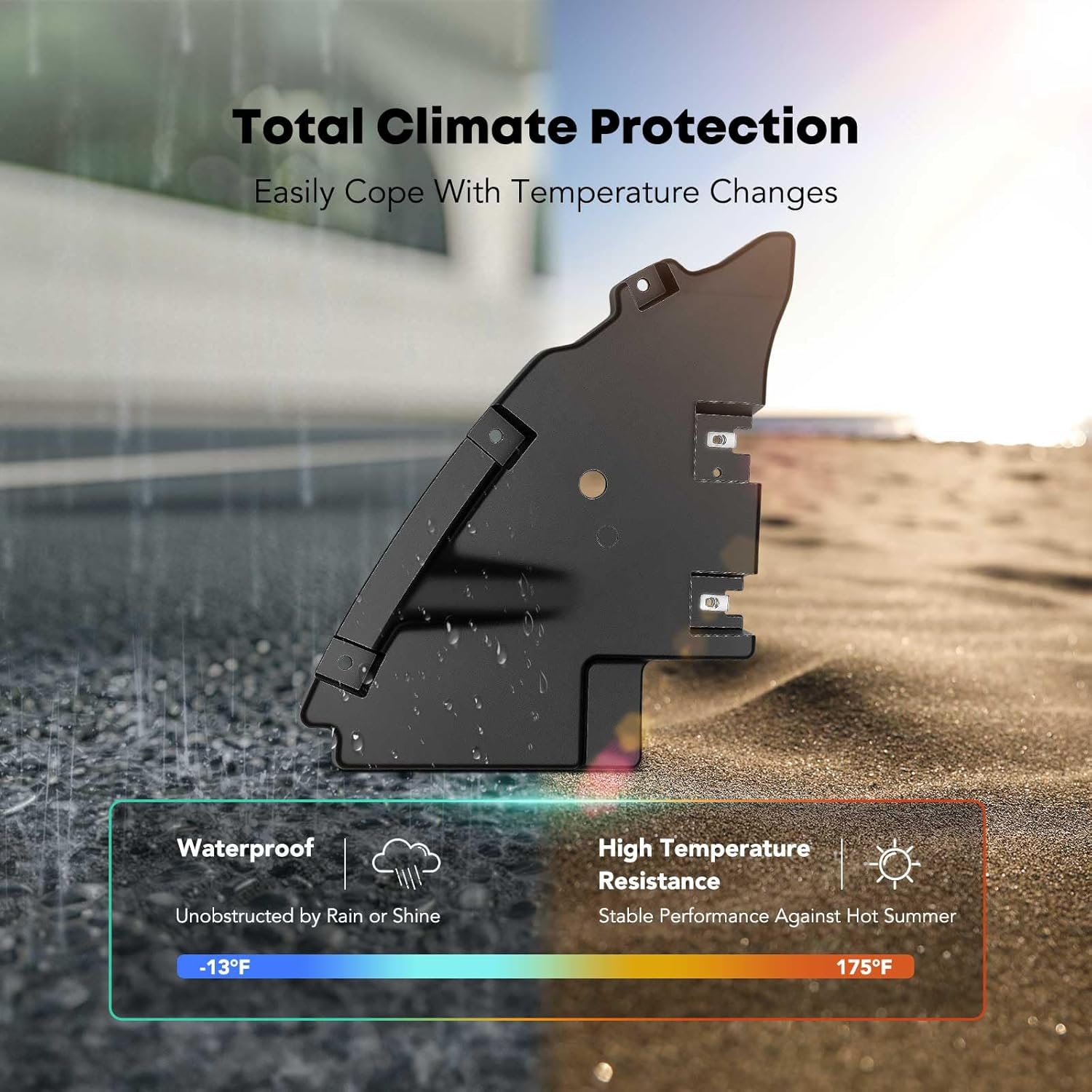 YHTAUTO Front Right Passenger Side Bumper Filler Compatible with Chevrolet Suburban 2015-2020, Tahoe 2015-2020, Bumper Bracket