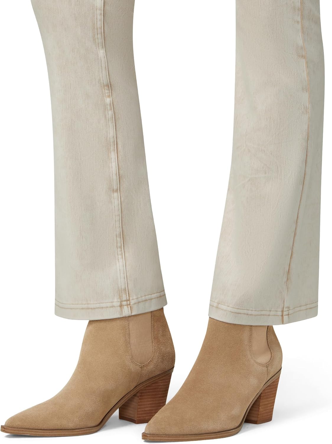 HUE Womens Ultra Soft High Waist Denim Baby Bootcut Leggings - Image 5