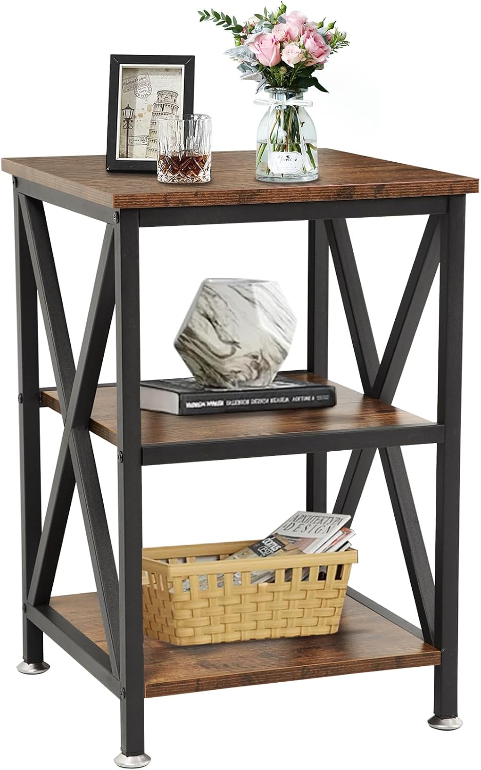 3Tier End Table,Sofa End Table Small Side Tables Living