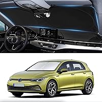 Vista 75 de Parasol, protector plegable para ventana delantera, plegable, visera para parabrisas 240T, cobertura completa para mantener el automóvil fresco