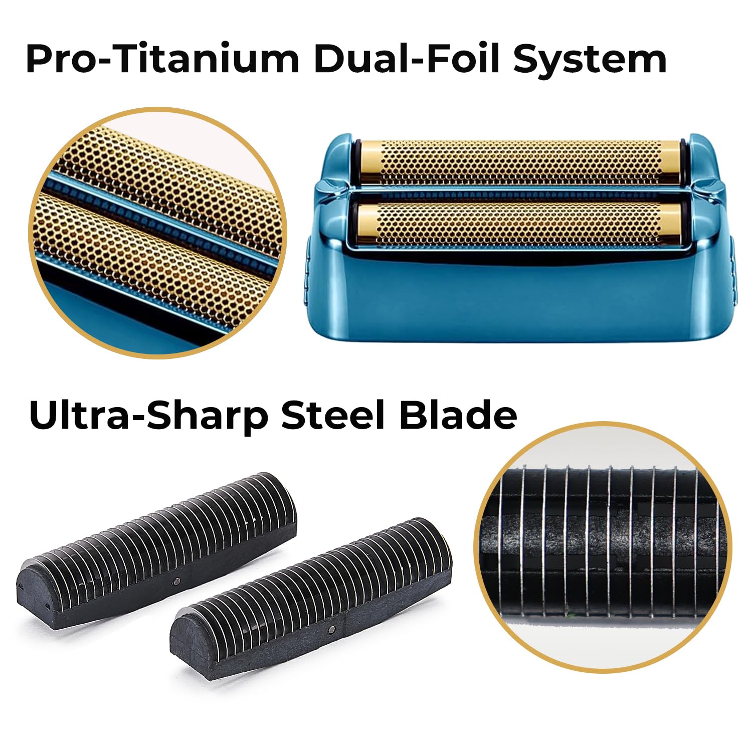BaBylissPRO FXONE Double Foil Shaver Replacement Foil and Cutter