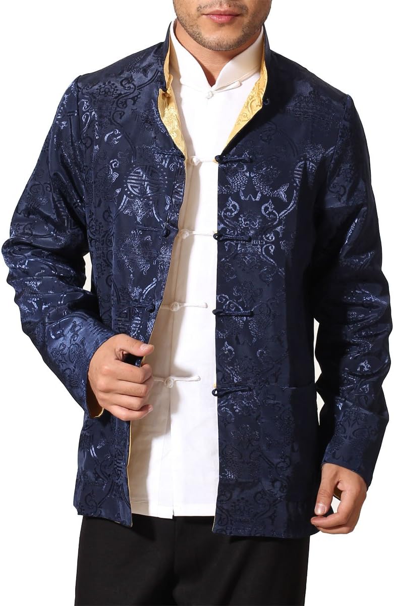 Men's Auspicious Reversible Chinese Shirt