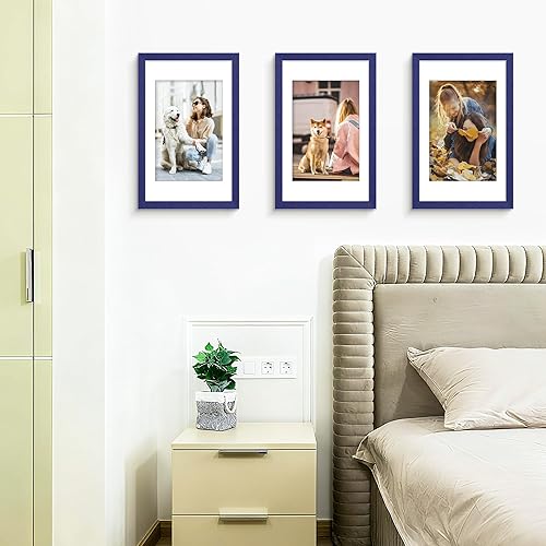 Miniatura 327 de Picrit - Juego de 12 portarretratos de 5 x 7 pulgadas para colgar en la pared o exhibir sobre una mesa, para fotos de 4 x 6 con paspartú o 5 x 7