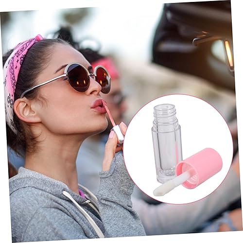 10pcs Cute Lip Gloss Tubes Empty Lip Balm Bottles Leakproof for Diy Beauty Products