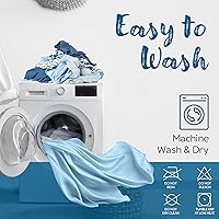 Vista 6 de Guardmax Protector de Colchón de Punto Jersey Tamaño Twin - Cubierta de Colchón Impermeable y Resistente a Ácaros del Polvo con Bolsillos