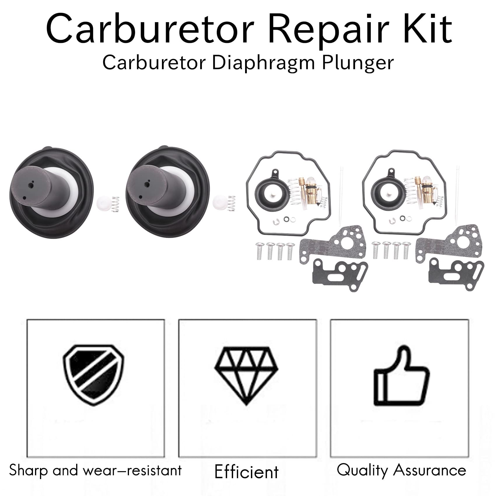 Kit Riparazione Carburatore per Virago XV535 1990-2001 XV 535 Diaframma Stantuffo
