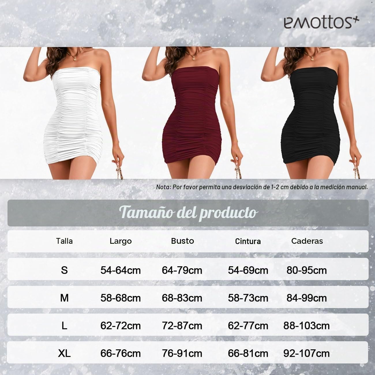 Sexy Mini Ruched Dress, Vestido de Verano sin Mangas, Suave Doble Capa Bodycon Dress, Mini Tubo lápiz Club Cocktail Party Dress(Negro/Blanco/Rojo, S-XL)