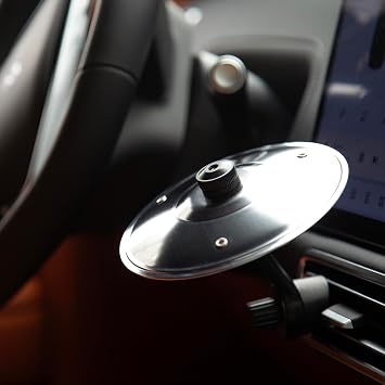 Duocheer Car Cymbal Air Vent Mini Drum Crash Cymbal For Car Vent (Sliver)