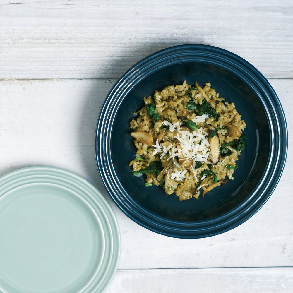 Kinto 20921 GLOW Pasta Plate, 9.4 inches (240 mm), Light Blue