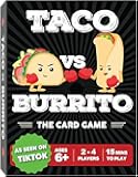 Taco vs Burrito - The Wildly Popular Surprisingly Strategic Card Game Created by a 7 Year Old - 5 Ways to Play - a Family-Friendly Party Game for Kids, Teens & Adults