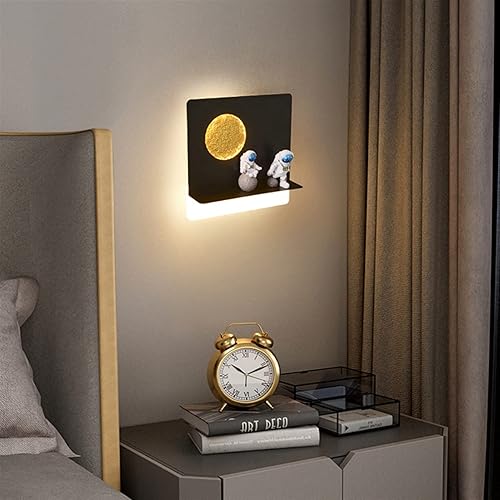 Miniatura 6 de Lighting Wall Lamps Decorative Wall Lamps Wall Light Nordic Creative Astronaut Wall Light Roundsquare Baby Sleeping Bedside Night Light Decorative