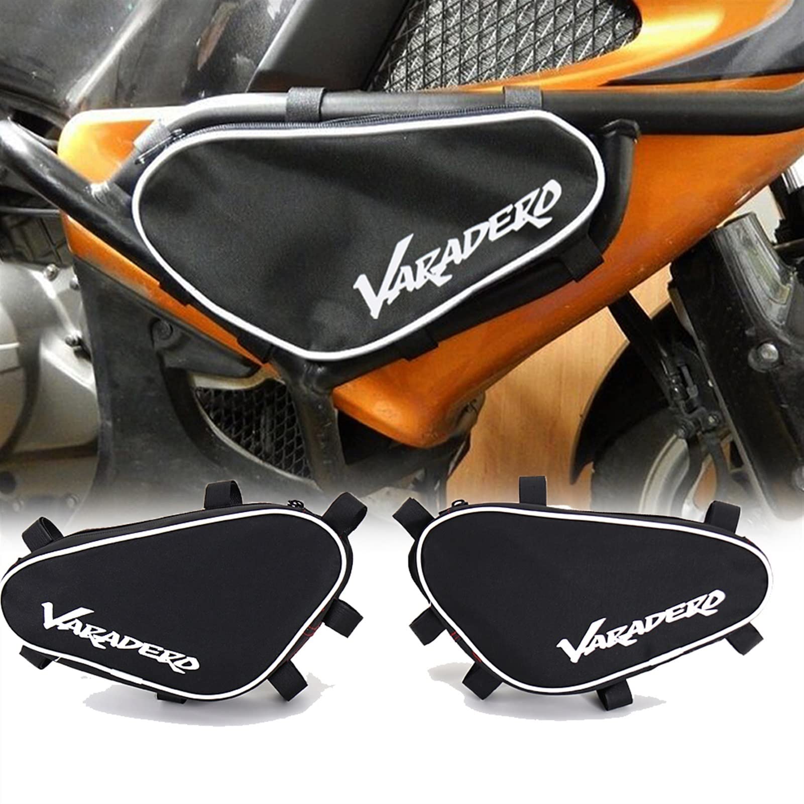pour XL1000 Varadero Moto Outil Placement Voyage Cadre Crash Bar Sacs XL 1000 2007-2013 2012 2011 2010 2009 2008