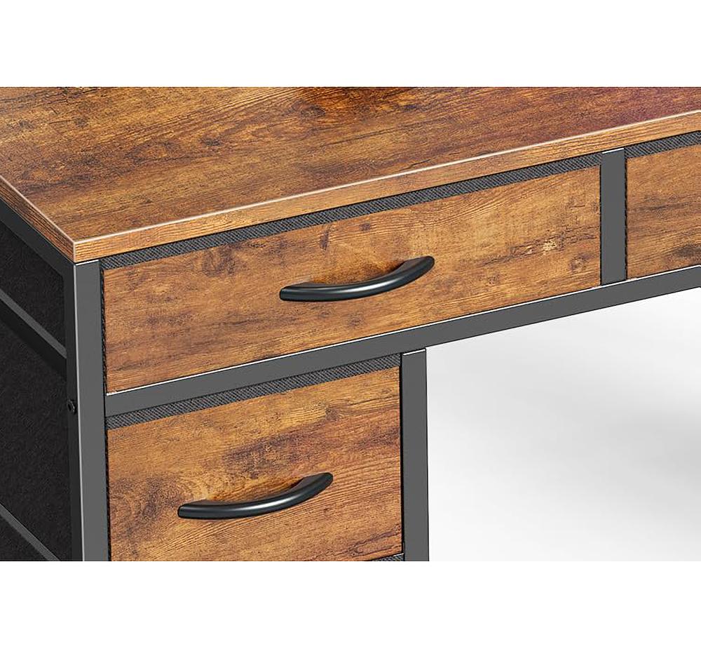 Amazon.com: Huuger Computer Desk with 6 Drawers, Office Desk with