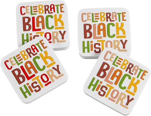 Celebrate Black History Erasers - 24 Pc