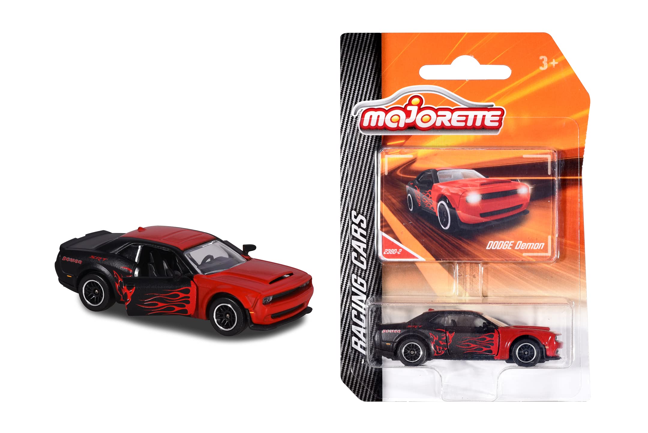 Majorette Racing Dodge Demon Toy Car Freewheel Opening Parts