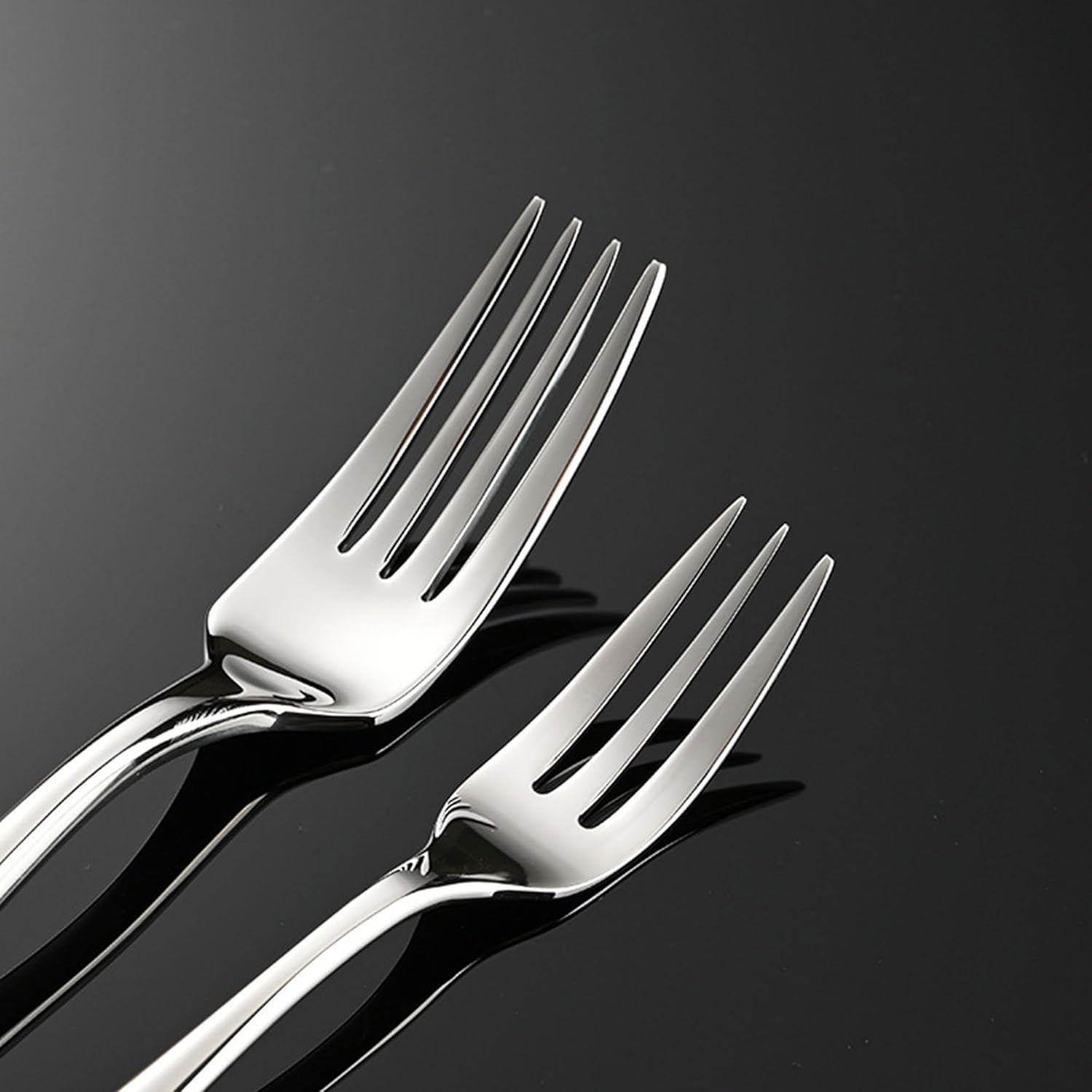 8 Piece Flatware Set for 2, Stainless Steel Silverware Set, Cutlery Sets, Utensil Sets Multi-purpose for Outdoor Picnics, Camping and Daily Use, wedding