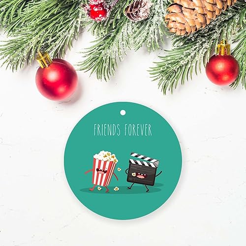 Miniatura 5 de Adornos de palomitas de maíz, adorno de Navidad, árbol de Navidad, decoración colgante, recuerdo, regalo coleccionable