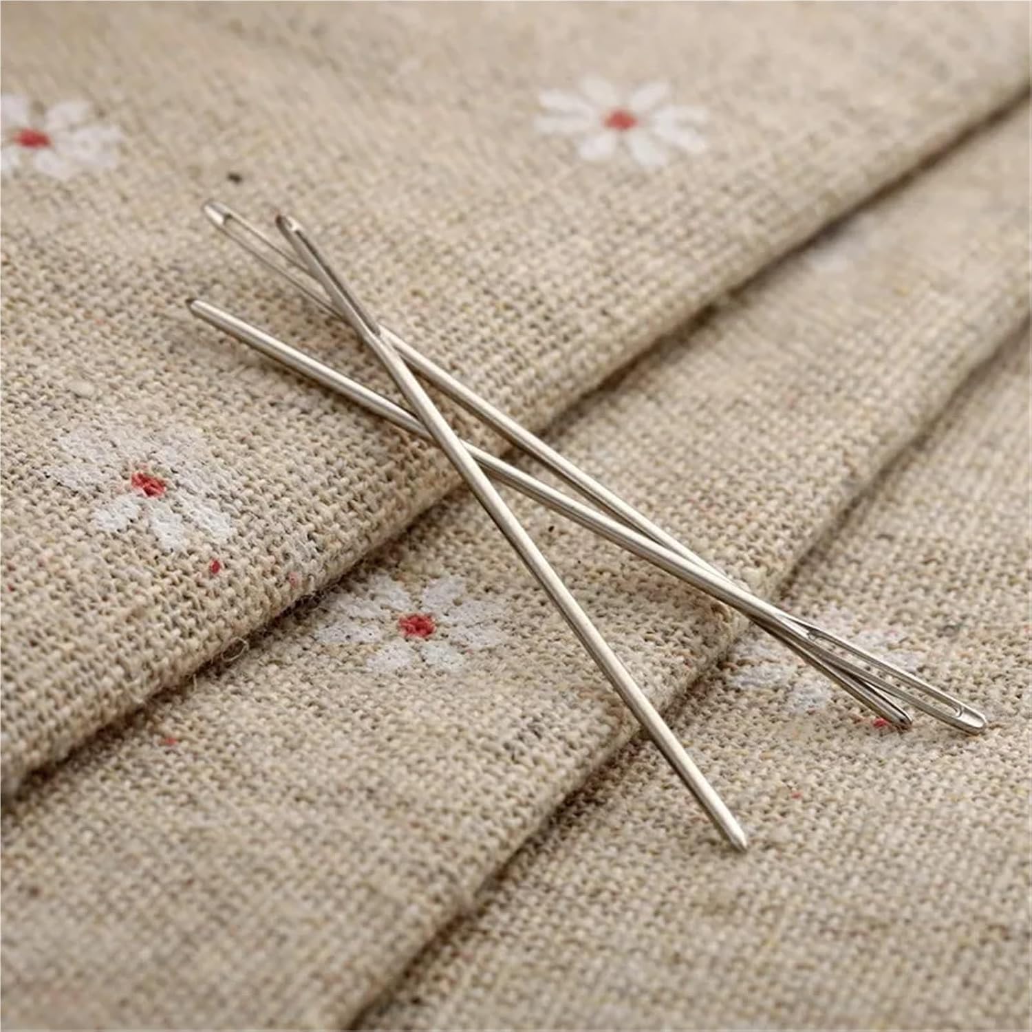 Large Eye Plastic Needles 50pcs Large Eye Blunt Needles Leather Sewing Needle Embroidery Tapestry Hand Tools