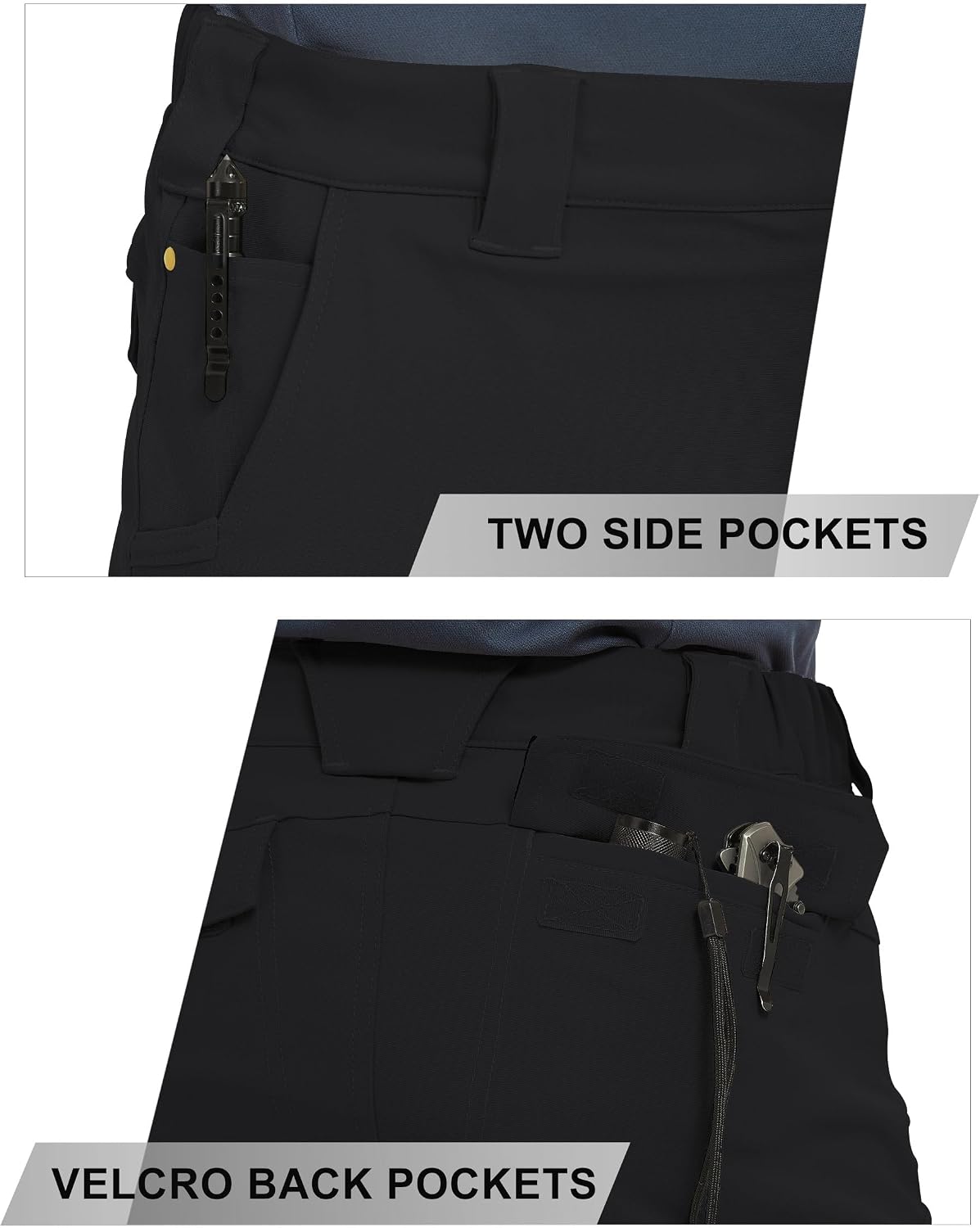 Men's Hiking Pants Lightweight 32" Cargo Tactical Pants All