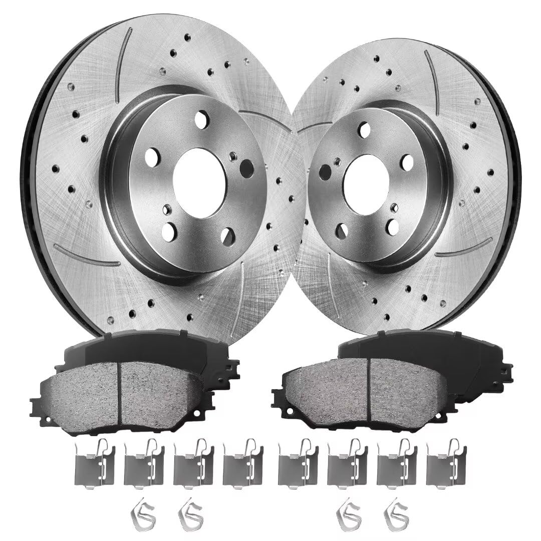 Photo 1 of **3 PADS ONLY**GAIASURGE Front Brakes Pads and Rotors Kit Compatible with 2009-2019 Toyota Corolla (L4 1.8L Not 2.0L), 2008-2014 Scion xD, 2009-2013 Toyota Matrix, Automotive Replacement Brake Kits 275mm(10.8in)