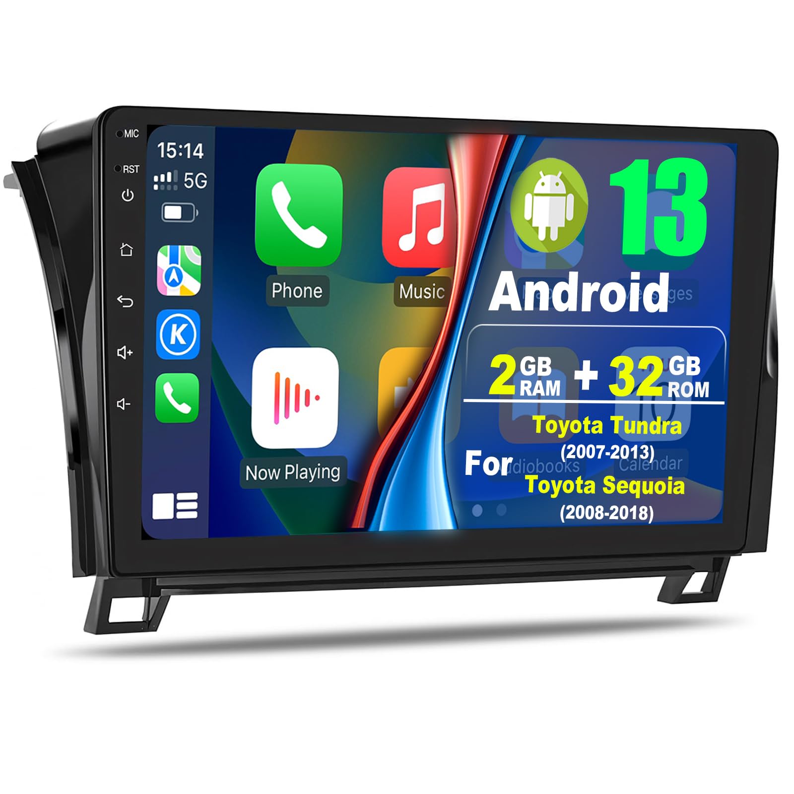 Apple - ヤー Amazon.com: Apple Carplay Car Radio for Toyota Tundra 2007