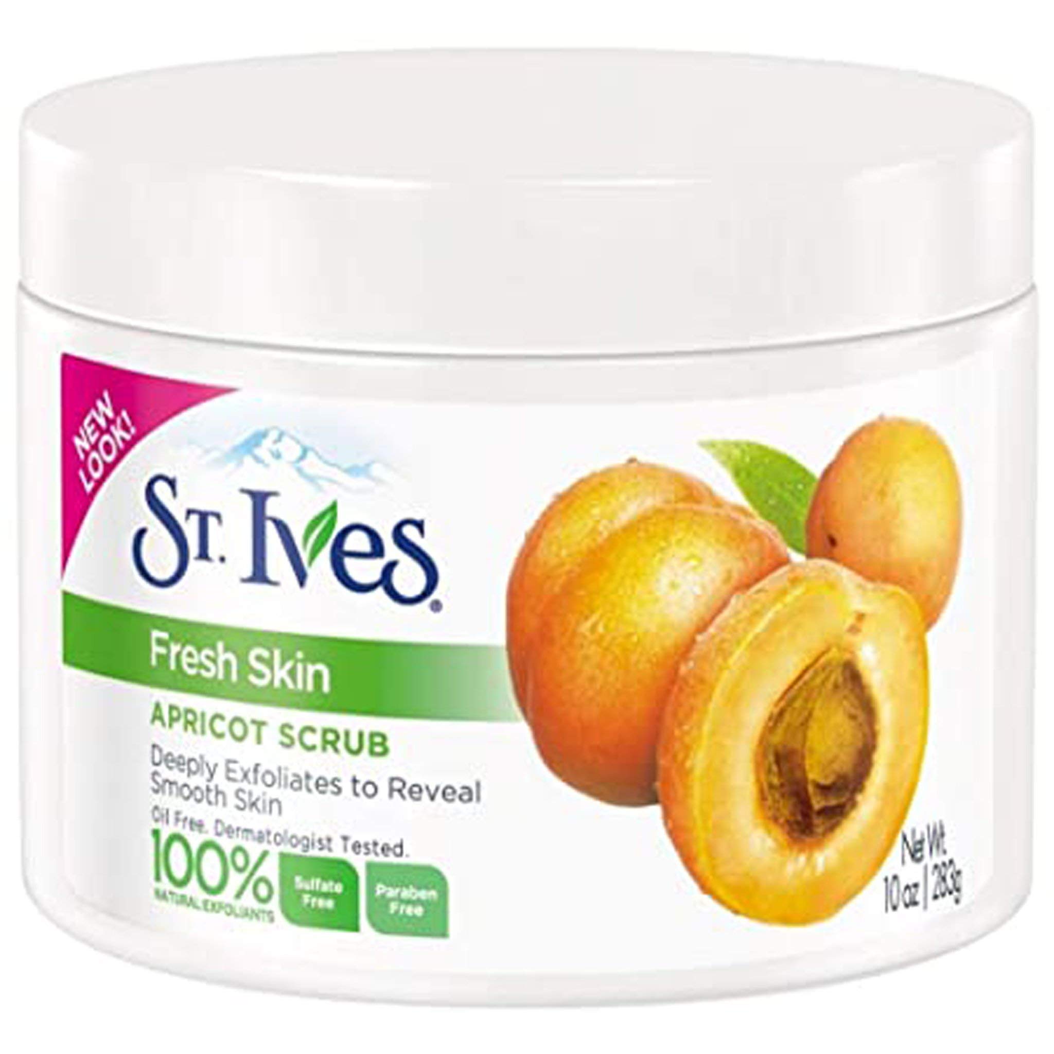 St. Ives Fresh Skin Invigorating Apricot Scrub 10 Oz (2 Pack)
