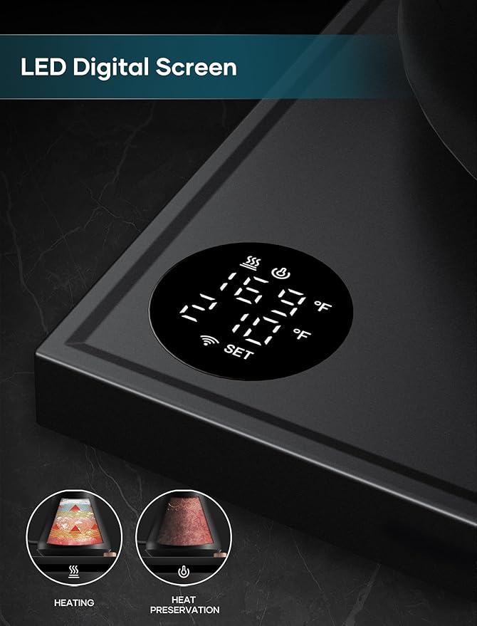 Tetera Eléctrica Gooseneck Intasting 0.9L Acero Inoxidable Control Temperatura miniatura 6