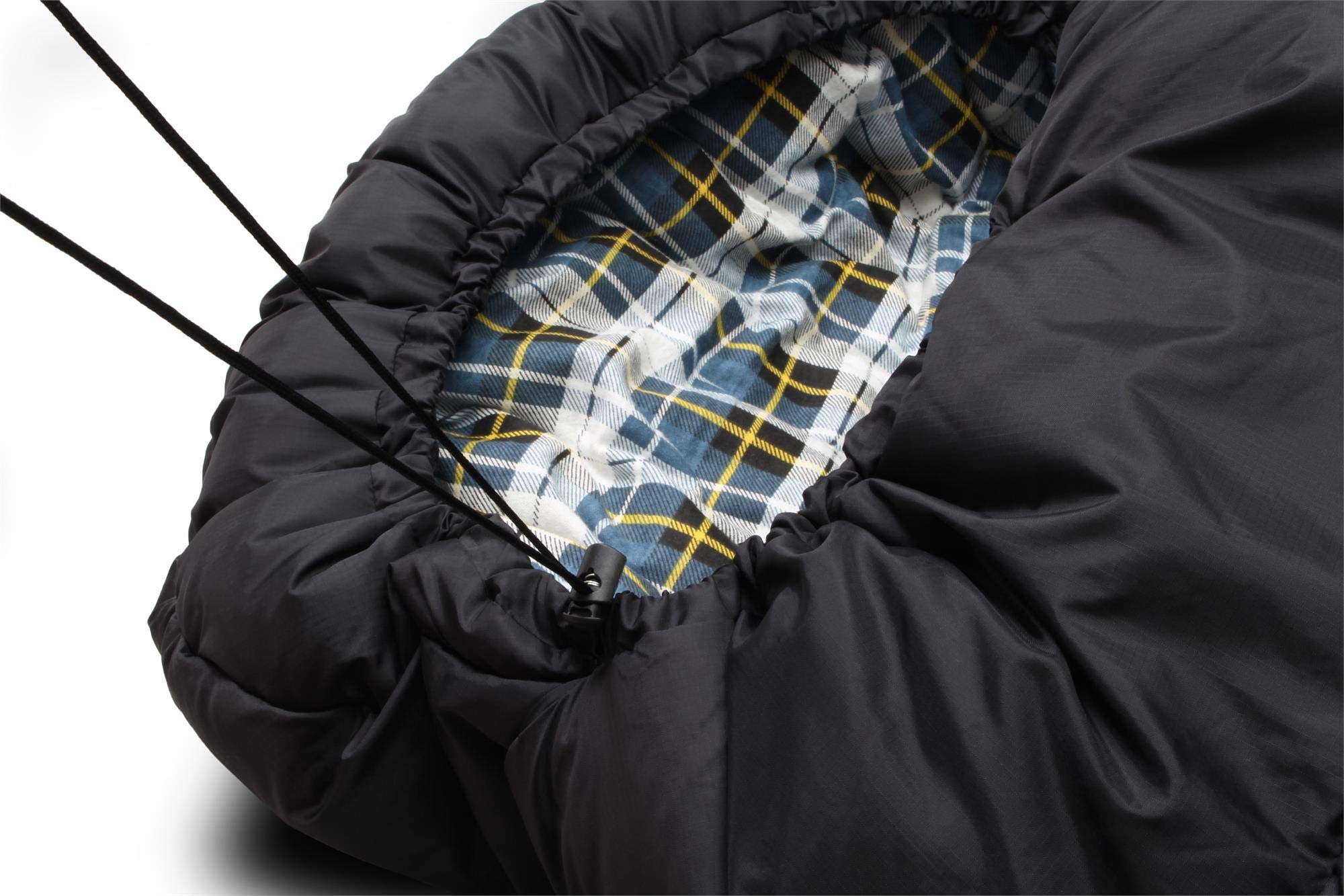 normani 4-in-1-Funktion Extrem Outdoor Schlafsack 'Antarctica' aus Nylon Rip-Stop mit 500 + 250 g/m² Hollow Fiber Füllung 220 x 90 cm