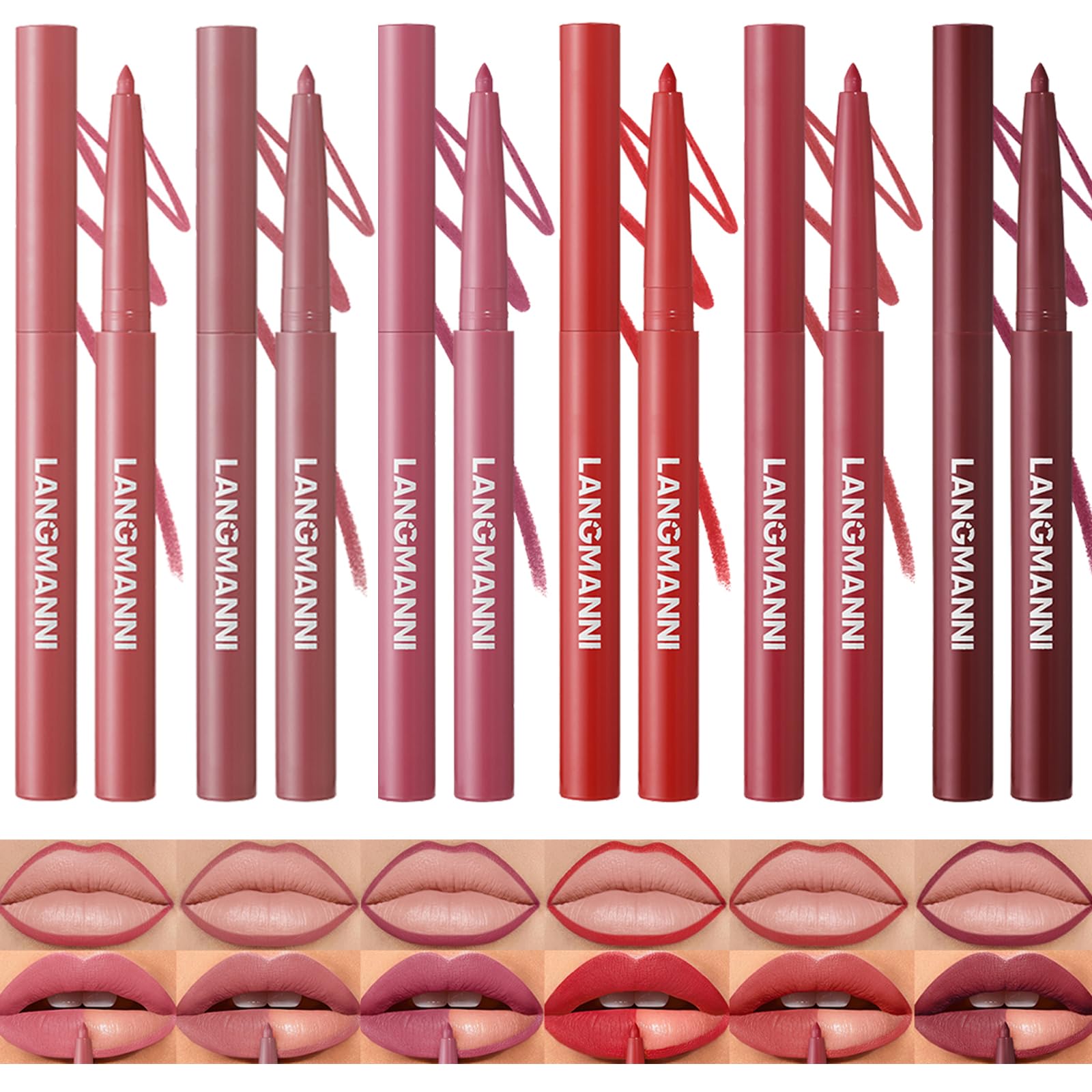 リップライナー HD MATTE LIPTINT 10pcs Amazon.com : MooGlamor 10