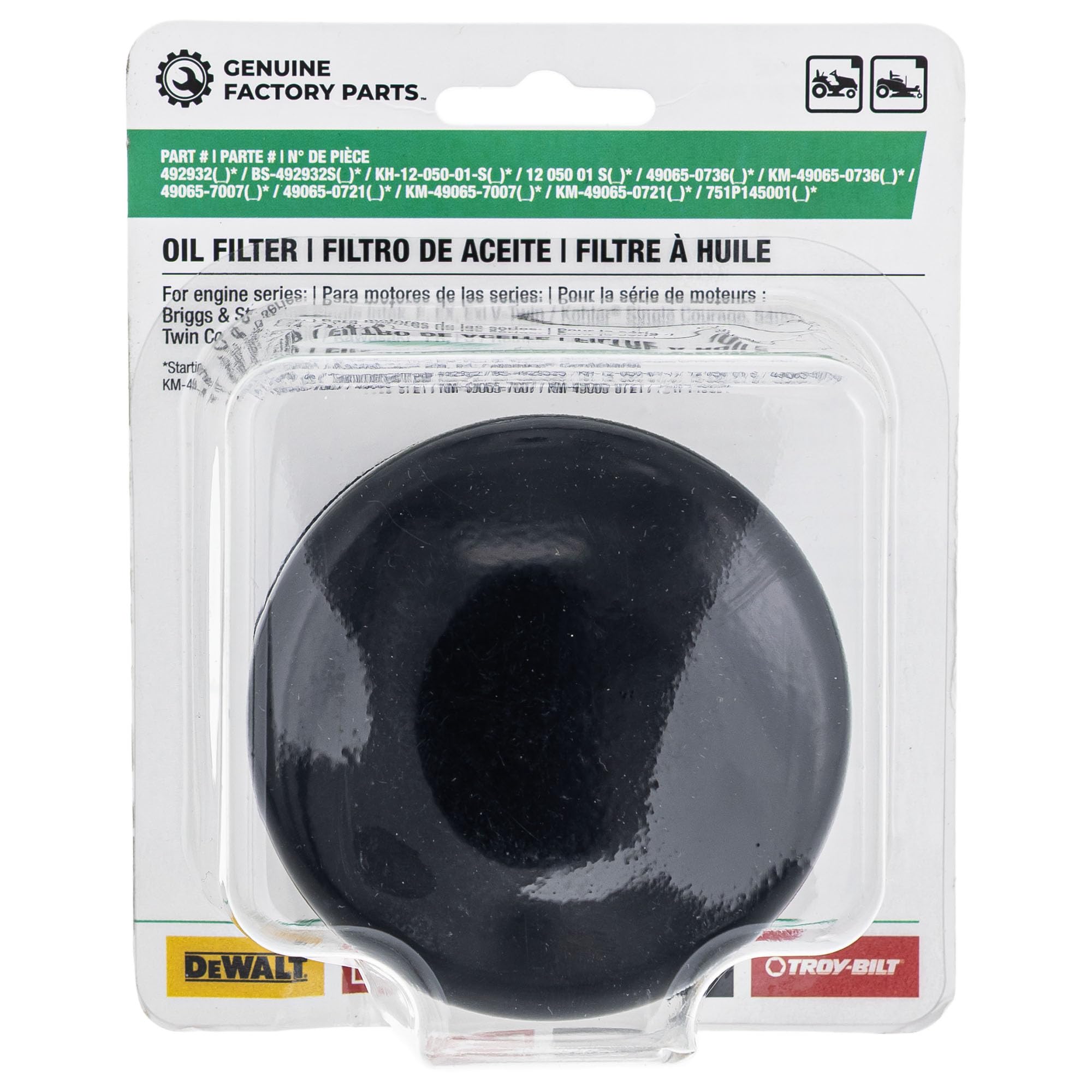 Amazon.com: CUB CADET 490-201-F009 Oil Filter Pro Z RZT XT2 Z
